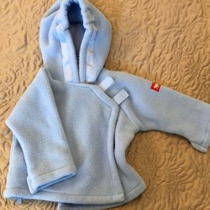 Baby boys- Widgeon Light Blue Fleece Coat-6 month